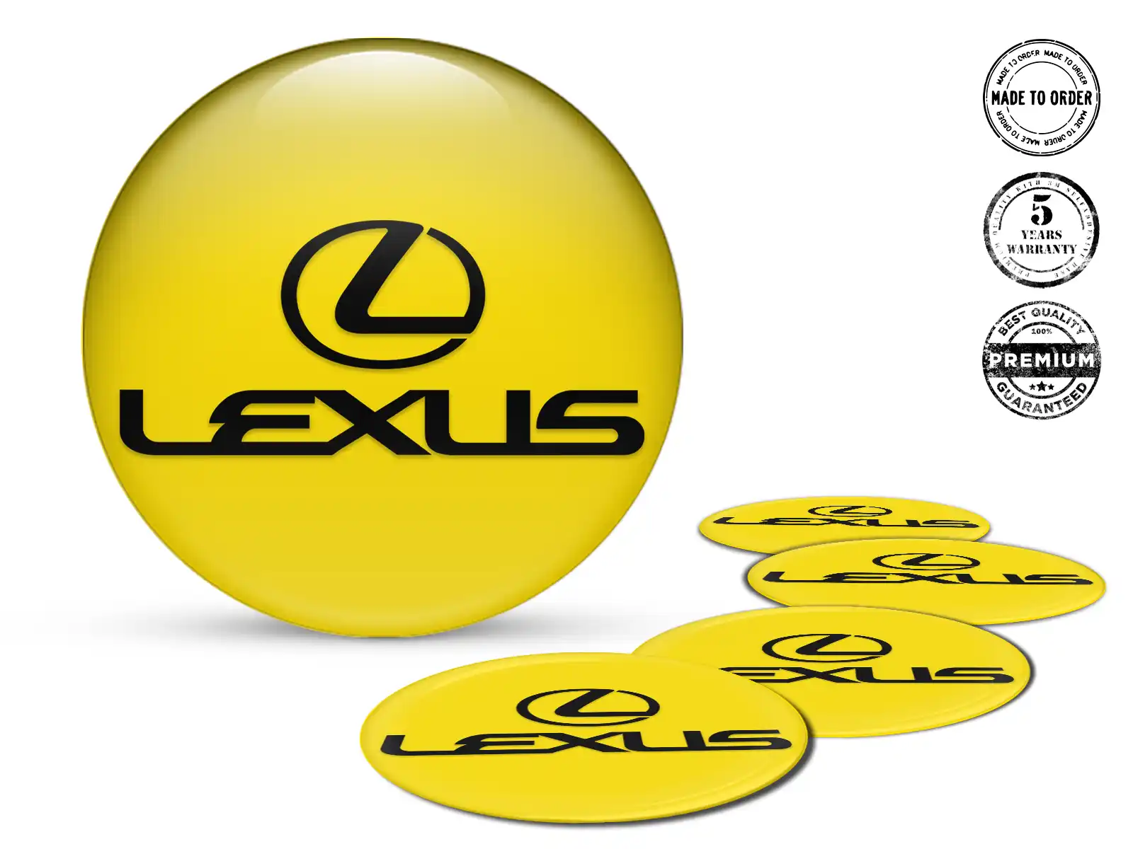 Lexus Calcomanías de Aro Autos Emblemas de Rueda Elegante